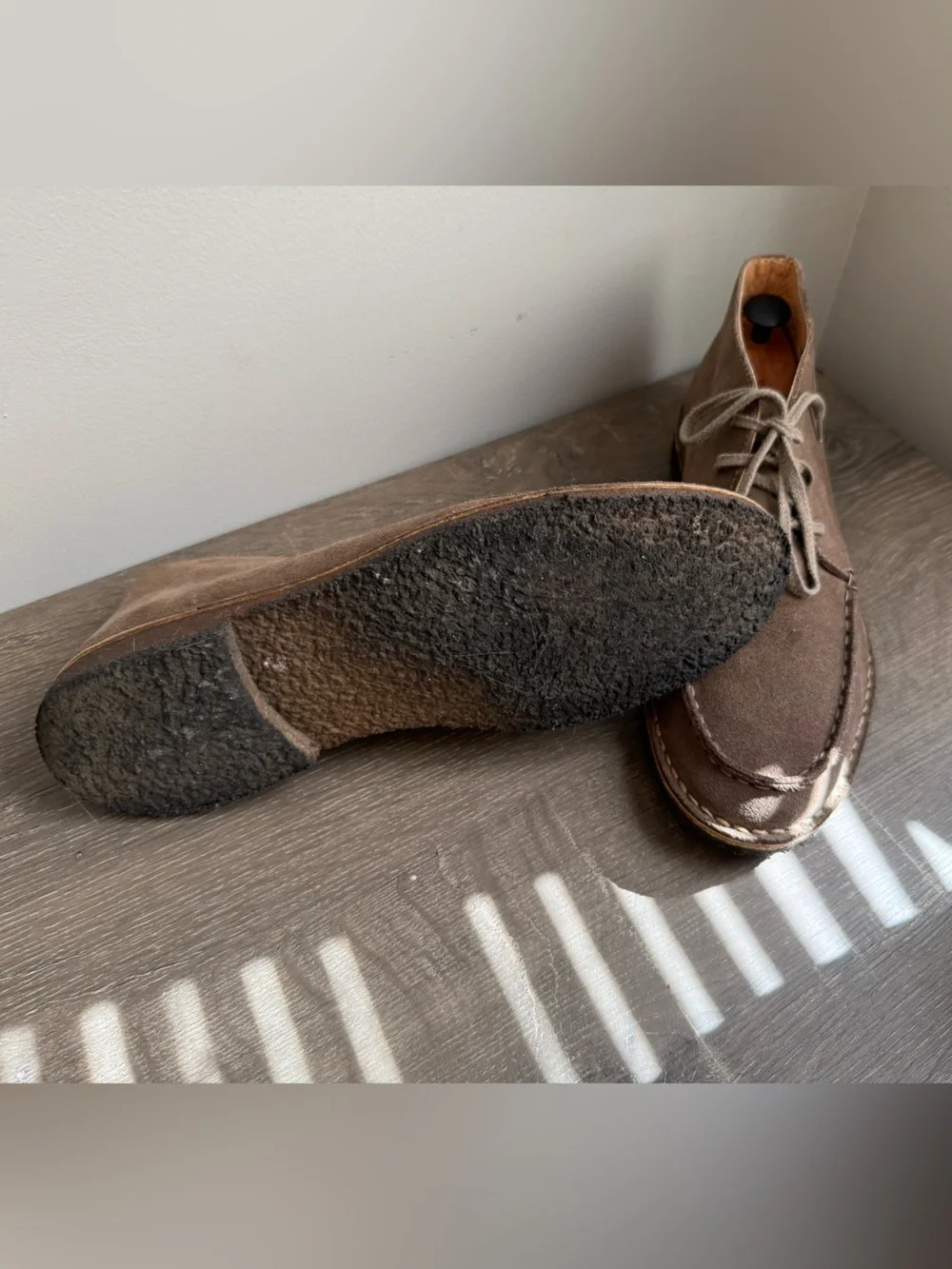 J. Crew Brown Suede Chukka Boots